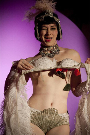 Vicky Butterfly: With a Wink and a Smile... ( Courtesy of LA Burlesque)