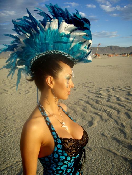 Kalani at Burning Man...